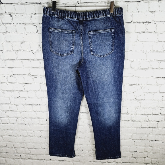 FREE ASSEMBLY | e-waist pull-on elastic waist stretch jeans - Picture 2 of 9